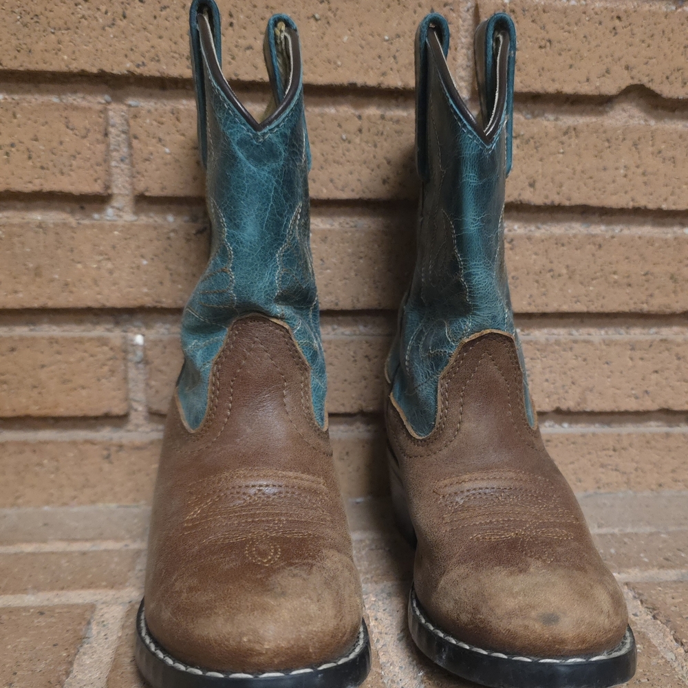 Smoky Mountain YOUTH Unisex Nashville Blue Boots Size YOUTH 11.5 - Picture 2 of 8